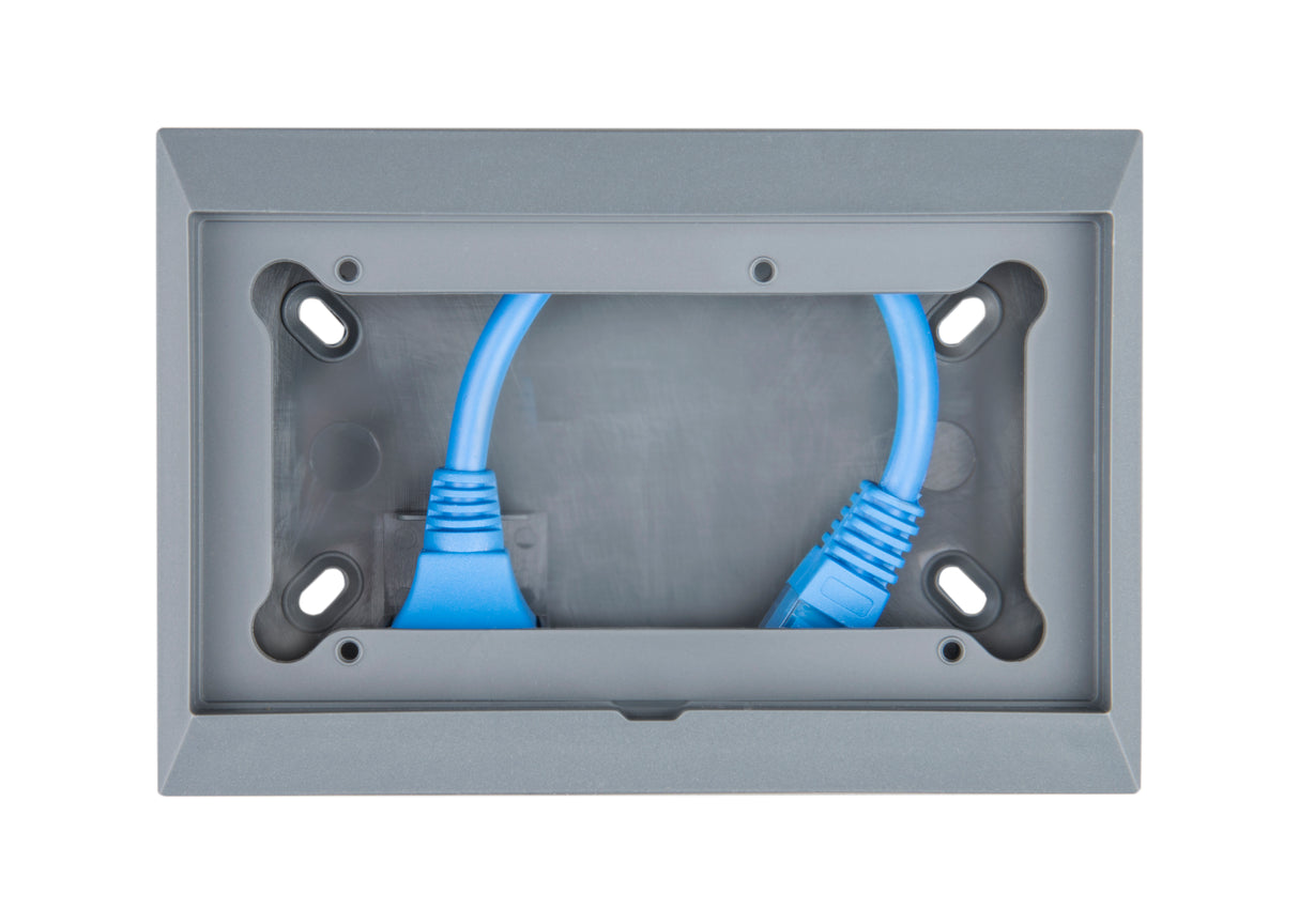 Wall mounted enclosure for 65 x 120 mm GX-panels
