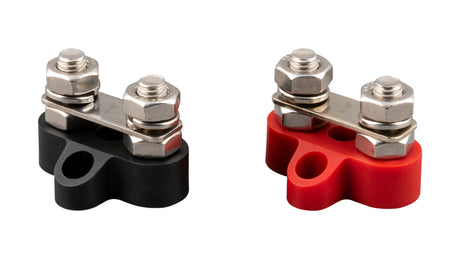 Foto: Dual Terminal Stud M8-linked set (1 red/1 black)
