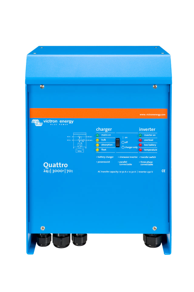Foto: Quattro48/8000/110-100/100 48Vdc/8kW Netz/Generatoranschluss