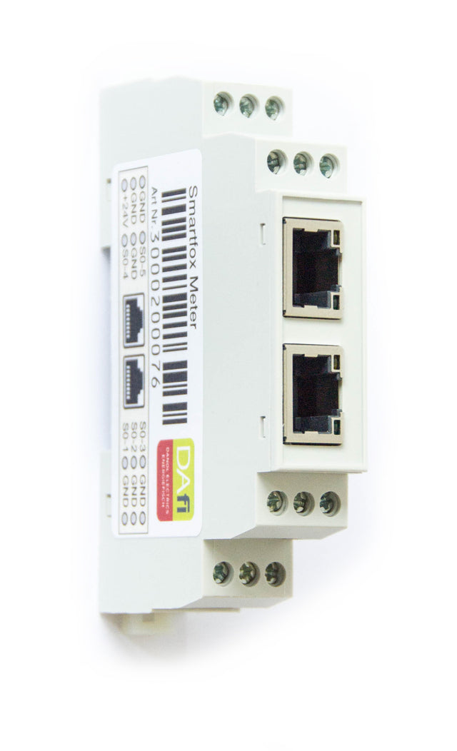 SMARTFOX Meter, nur Monitoring mit 5x S0 Eingänge