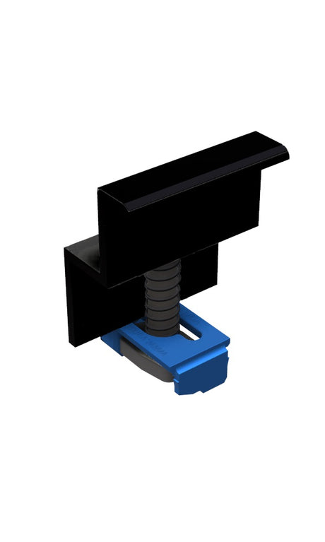 Endklemme 30mm schwarz