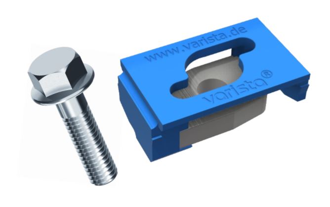 Stockschrauben Halterset M12 senkrecht