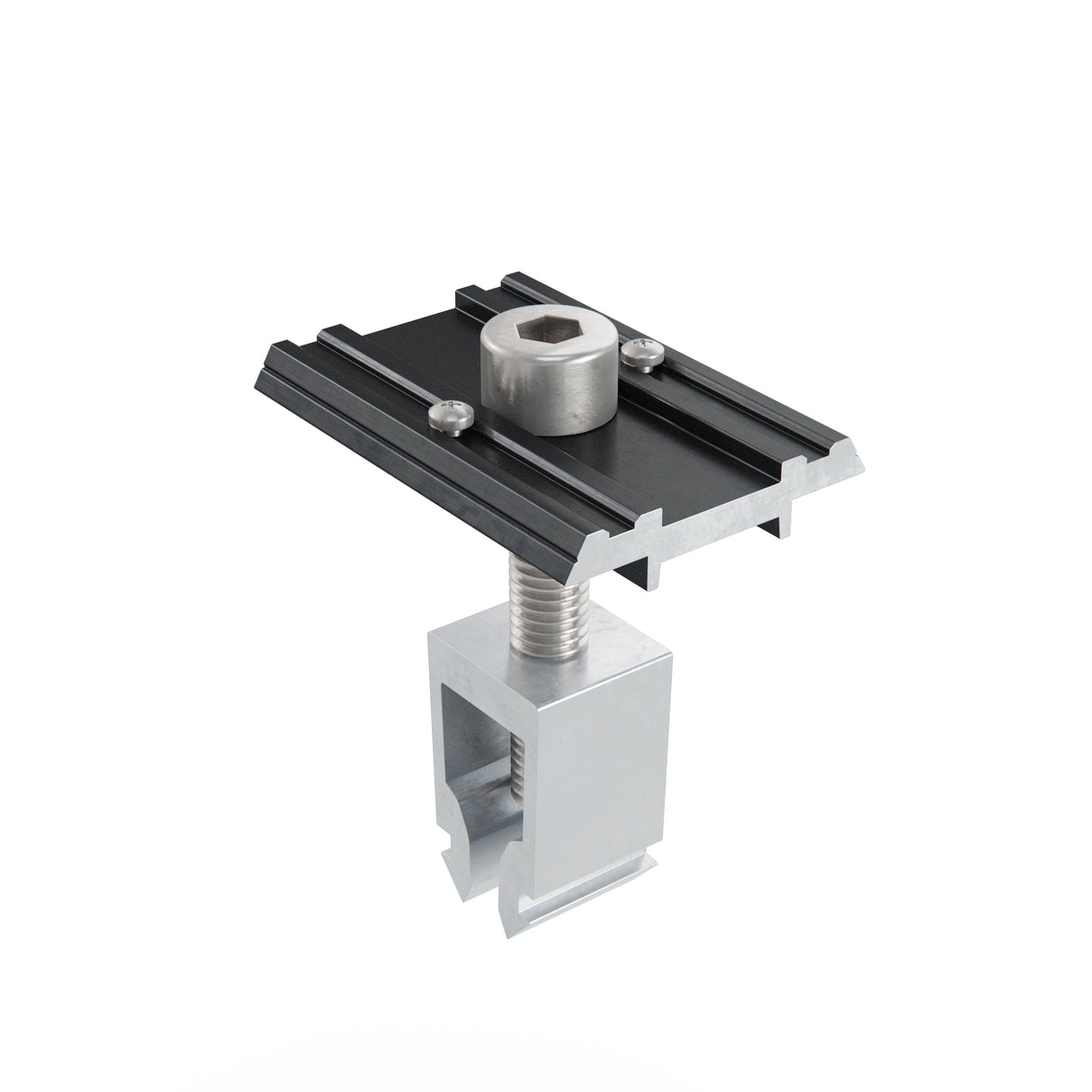 easyCLAMP Mittelklemme mit Pin schwarz 28-42