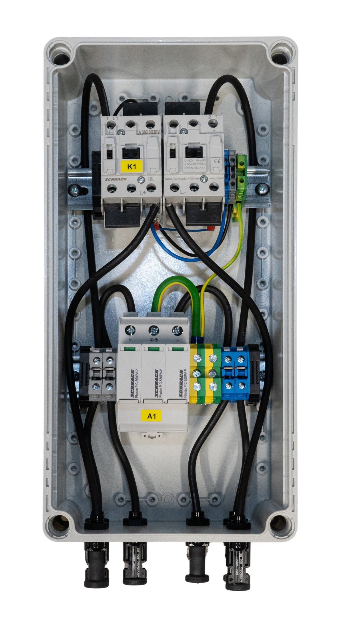 PV-CombiBox C Ableiter+Brandschutz, 1 Mpp Tracker, 1000VDC