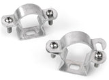 Edelstahl-Rohrabstandschelle, Ø 40 mm mit Edelstahlschrauben