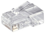 Modular Stecker, RJ45 UTP 8P8C für Flachkabel