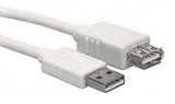 USB 2.0 Verlängerungskabel, A Stecker-A Buchse, 1,8m, Grau