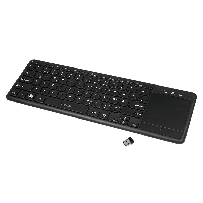 Kabellose Tastatur, 2,4 GHz, mit Touchpad