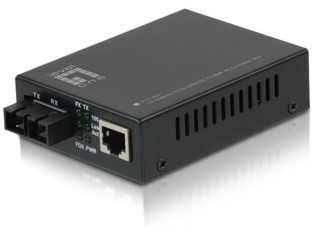 Foto: Medienkonverter 1x RJ45 10/100 - 1x LWL SC 100 Multimode 2km