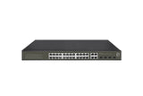 Switch 24xRJ45 1000 (PoE+) + 4xSFP/RJ45 Combo, 19" 380W