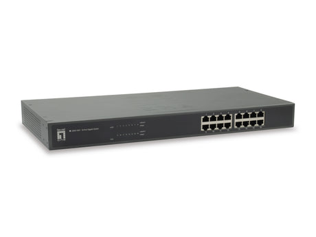 Switch 16xRJ45 10/100/1000, Leise, Lüfterlos, internes