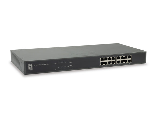 Switch 16xRJ45 10/100/1000, Leise, Lüfterlos, internes