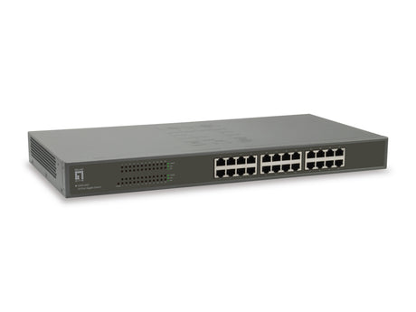 Switch 24xRJ45 10/100/1000, Leise, Lüfterlos, internes