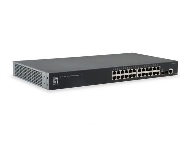L2 Managed Switch 24x10/100/1000T + 2x10GbE SFP