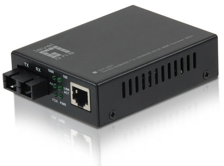 Foto: Medienkonverter 1xRJ45 10/100/1000 - 1xLWL SC 1000 MM 550m