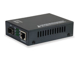 Foto: Medienkonverter 1x RJ45 10/100/1000 -1x LWL SFP-Slot, 30WPoE