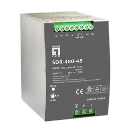 Industrielle Stromversorgung, 48VDC, 480W, Hutschiene