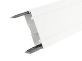 Unterteil für Brüstungskanal Signa Base 70/110, RAL 9010