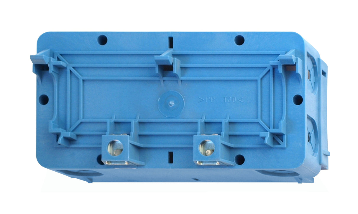Doppelgeräteeinbaudose Signo blau