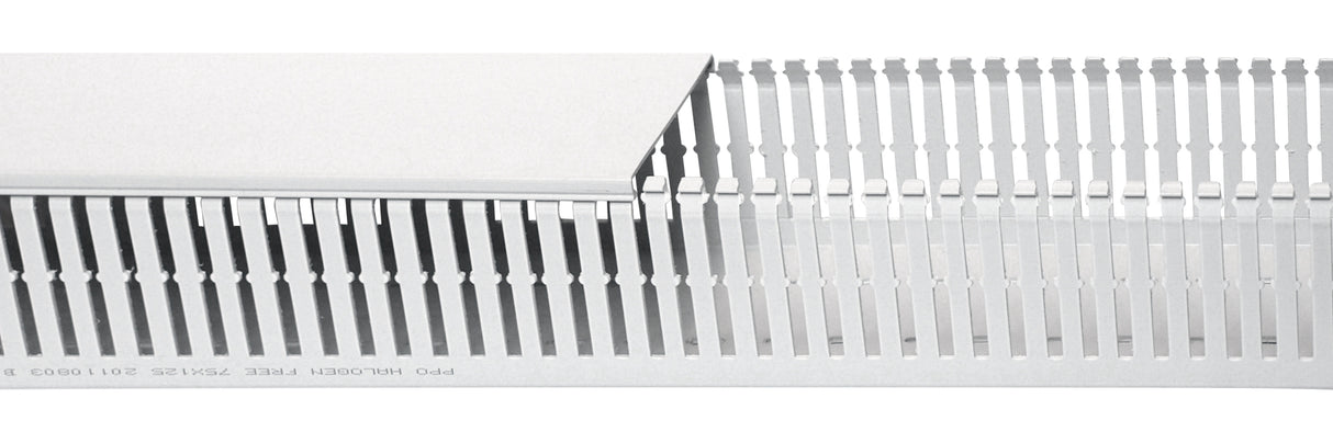 Verdrahtungskanal halogenfrei 125x75mm (BxH), RAL 7035