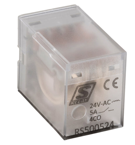 Koppelrelais, 4 Wechsler, 5A, 24VAC, S-Relay RS5