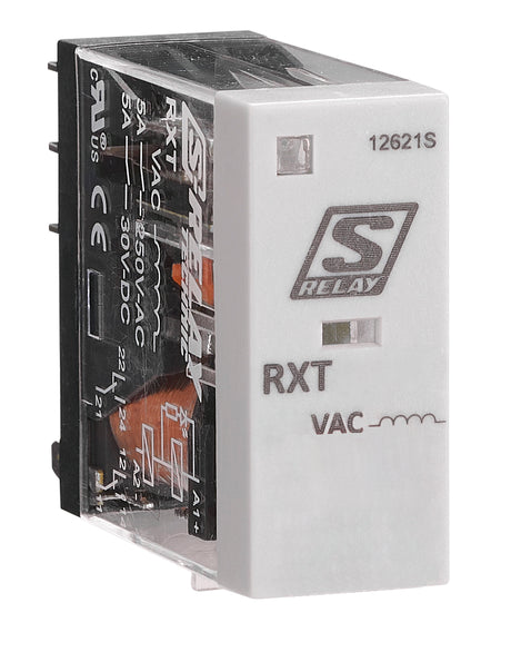 Schmales Industrierelais, 2 Wechsler, 230VAC, 5A