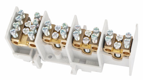 Hauptklemme blank 25mm², 4-polig, 3x2x16mm² + 1x4x16mm²