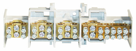 Hauptklemme blank 25mm², 4-polig, 3x2x16mm² + 1x6x16mm²