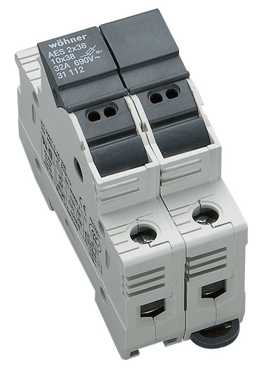 Foto: Halter für zylindrische Sicherungen 32A 690V 2-polig