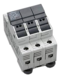 Halter für zylindrische Sicherungen 32A 690V 3-polig