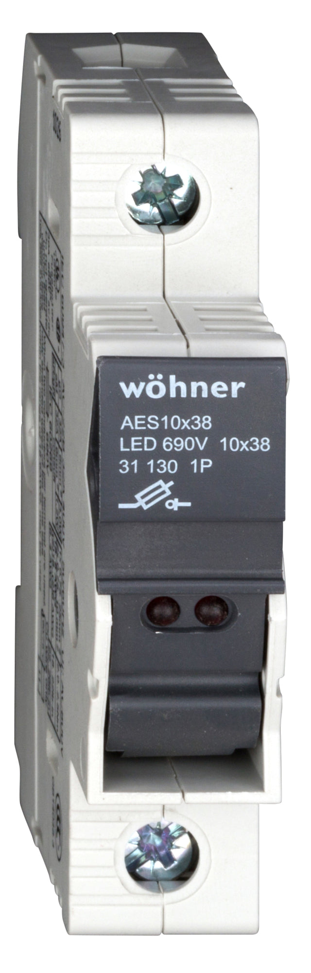 Foto: Halter für zylindrische Sicherungen mit LED 1-polig
