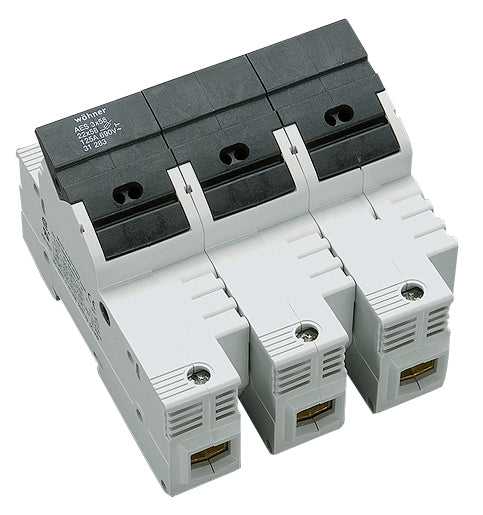 Halter für zylindrische Sicherungen 100A, 3-polig, 690V