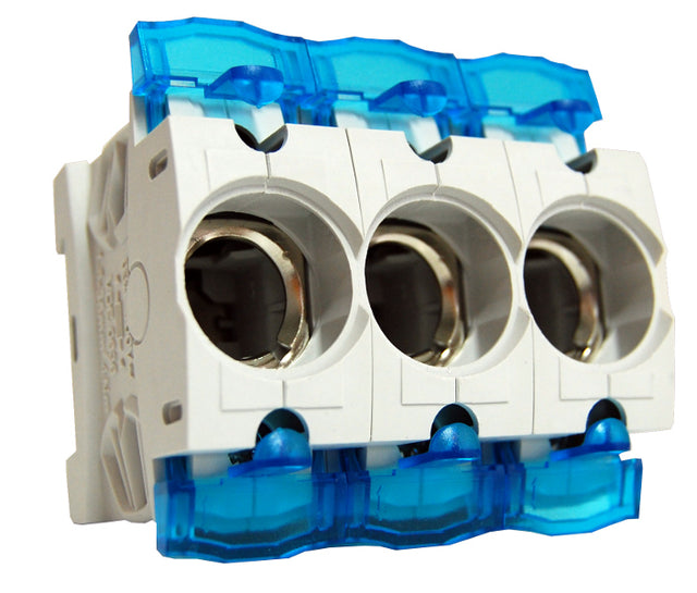 Foto: D01-Sicherungssockel, E 14, 3polig mit Abdeckung, 16A,Neozed