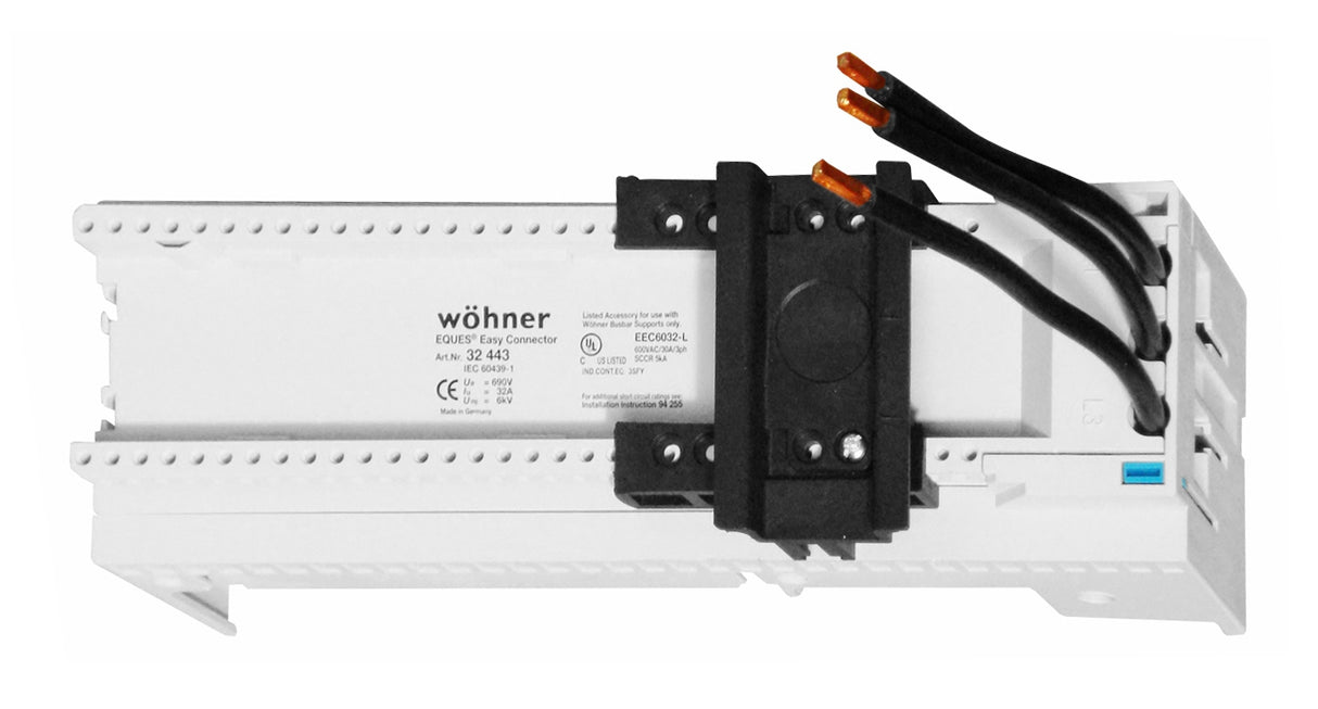 Sammelschienenadapter 32A, 1 Tragschiene