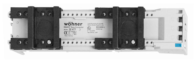 Foto: Geräteträger ohne Kontaktierung, 45mm breit, 2 Tragschiene