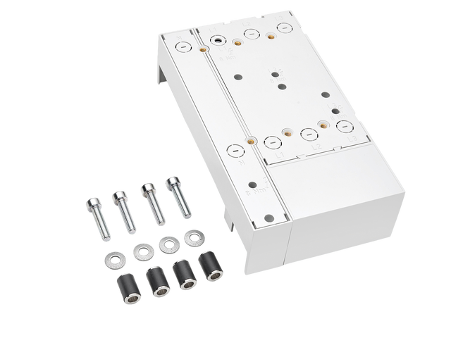 Sammelschienenadapter 250A, 4-polig, 140x251, N links