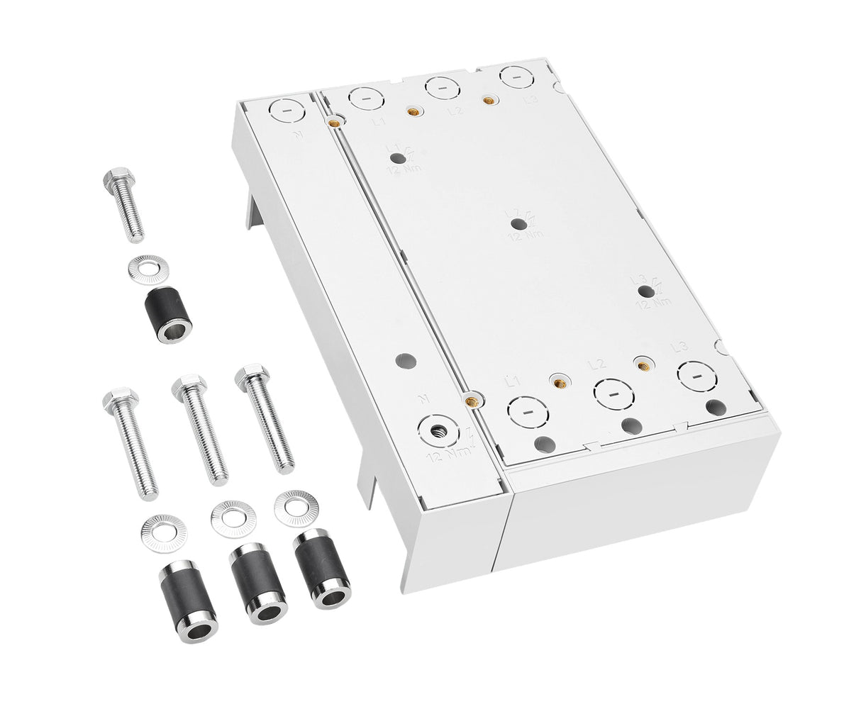 Sammelschienenadapter 520A, 4-polig, 185x284, N links