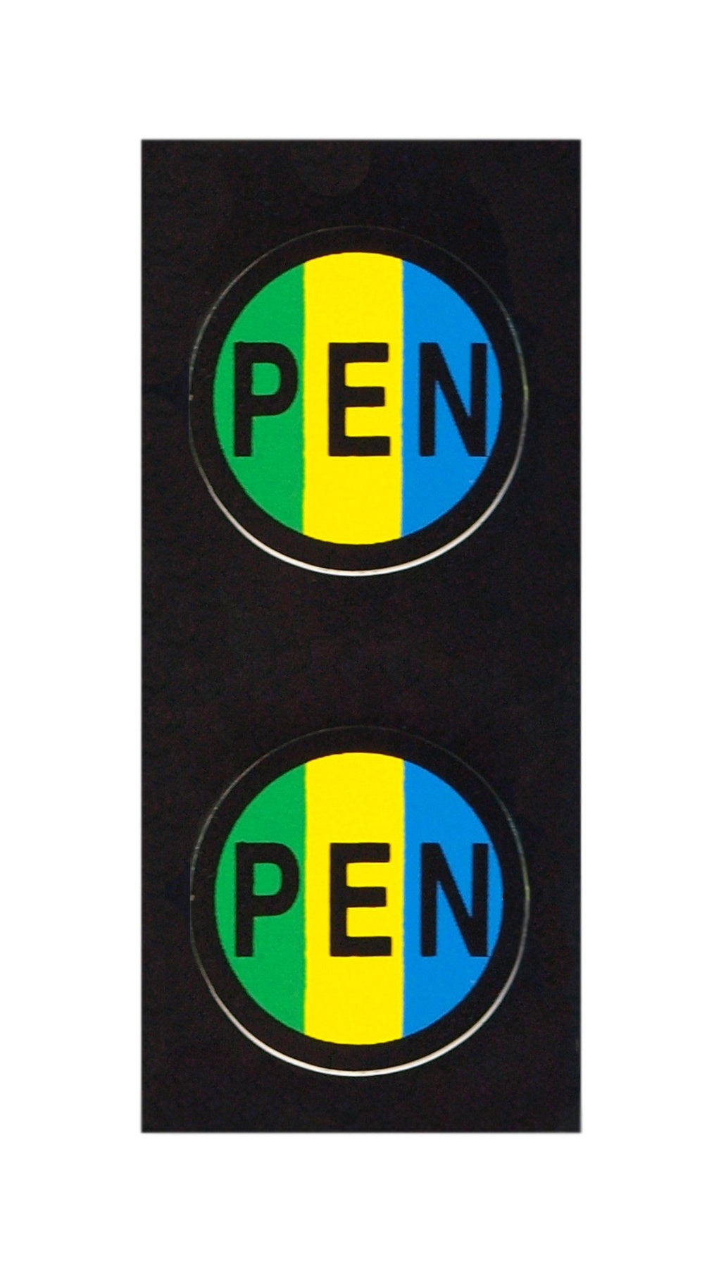 Bezeichnungsschild PE/N, grün-gelb/blau