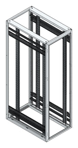 SORAX 19" Servergrundrack, RAL7035, B=600xT=1.000xH=2.000mm