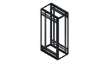 SORAX 19" Servergrundrack, RAL9005, B=600xT=1.000xH=2.000mm
