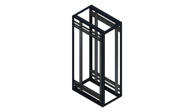 SORAX 19" Servergrundrack, RAL9005, B=600xT=1.000xH=2.000mm