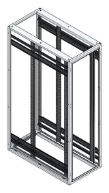 SORAX 19" Servergrundrack, RAL7035, B=600xT=1.200xH=2.000mm