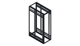 SORAX 19" Servergrundrack, RAL9005, B=600xT=1.200xH=2.000mm