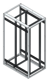SORAX 19" Servergrundrack, RAL7035, B=800xT=1.200xH=2.000mm