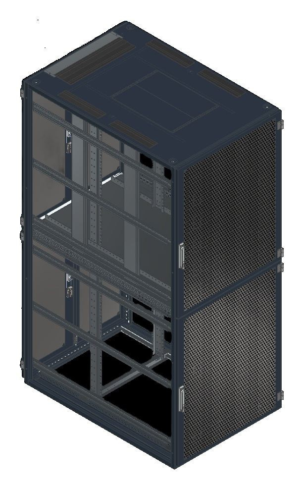 SORAX 19"Colocationrack 42HE, B=800xT=1.200xH=2.000mm