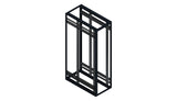 SORAX 19" Servergrundrack, RAL9005, B=600xT=1.200xH=2.200mm