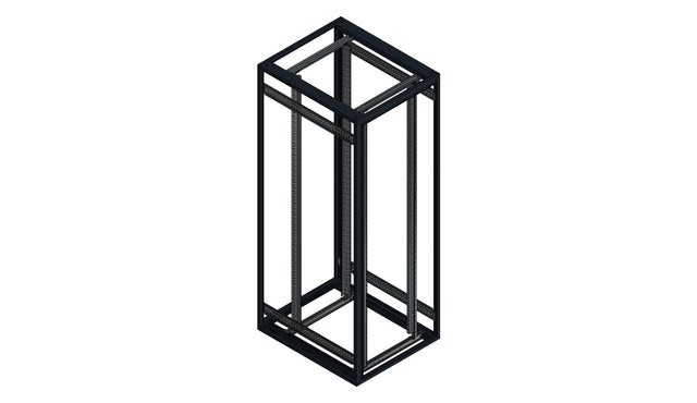 SORAX 19" Servergrundrack, RAL9005, B=800xT=1.000xH=2.200mm