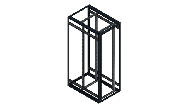 SORAX 19" Servergrundrack, RAL9005, B=800xT=1.200xH=2.200mm