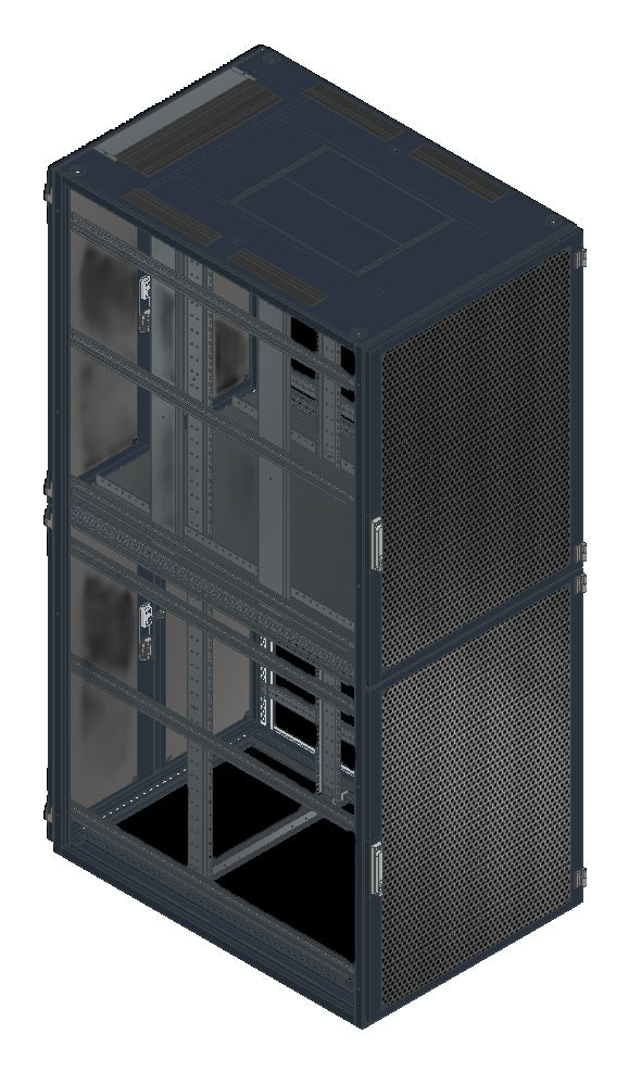 SORAX 19"Colocationrack 47HE, B=800xT=1.200xH=2.200mm