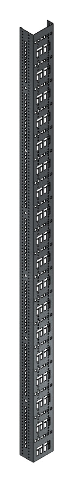 SORAX Kabelrinne mit PDU Halterung, B=100mm, 42HE